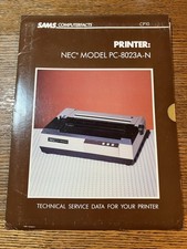 SAMS Computerfacts CP10 NEC PC-8023A-N Printer Technical Service Manual
