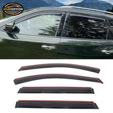In-Channel Window Visors Fits 13-20 Pathfinder Rain Sun Guard Vent Deflector