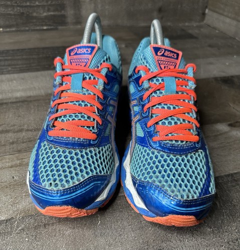 Asics Gel-Nimbus 15 blaue bequeme Damen-Laufschuhe Größe 7 - Bild 2 von 7