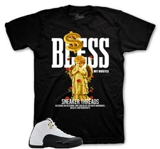 Shirt To Match Retro 12 Taxi Sneakers AJ12 Outfit - Bless My Hustle Sneaker Tees
