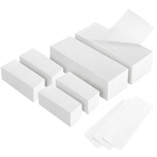 600-Count Non Woven Wax Strips, 2 Sizes for Body and Facial Hair Removal