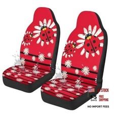 Ladybird Car Seat Covers Cute Waterproof Front Seat Covers Easy Cute Ladybird
