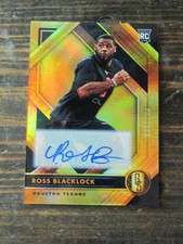 2020 GOLD STANDARD ROSS BLACKLOCK Rookie Card #161 Autograph Numbered 38/199 RC. rookie card picture