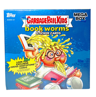 Topps GARBAGE PAIL KIDS! Book Worms Sticker Cards Mega Box Factory Sealed 2022