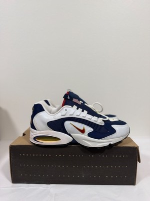 Vintage Nike Air Max Triax USA White Midnight Navy Varsity Red Size 10.5