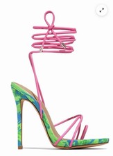 Women’s Toe Ring Strappy Heels GELATO by LEMONADE Size 7