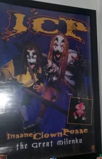 Signed Dble Sidd Insane Clown Posse The Great Milenko Poster Mounted And Framed