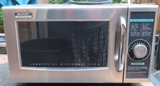 Sharp Electronics Sharp R21LCF 1000 Watt Commercial Microwave Oven Used #2