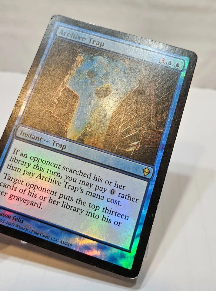 FOIL Archive Trap Zendikar MTG Magic The Gathering 346 - Image 3 of 4