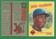 1959 Topps Baseball ~~~ JOHN ROSEBORO ~~~ No. 441 ~~~ FREE S/H