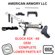OEM Glock 43X 48 Complete LPK 9MM Lower Parts Kit G43X MOS, G48 MOS