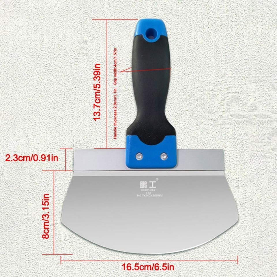 Stainless Steel Putty Shovel Home Construction Tools Filling Spatula eBay