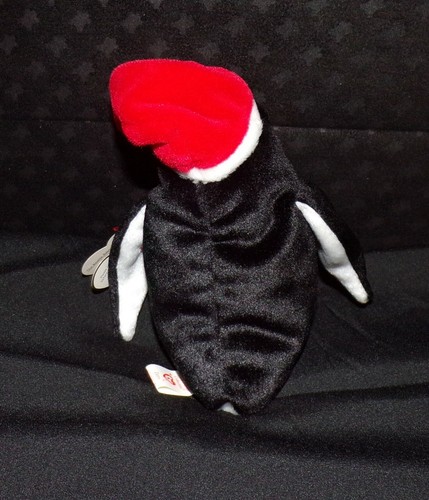 VINTAGE TY BEANIE BABY ZERO THE PENGUIN 1998 W/ TAG CHRISTMAS - Picture 6 of 9