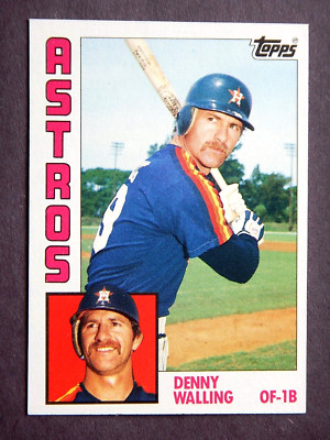 Denny Walling #36 Topps 1984 Baseball Card (Houston Astros) 