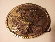 TRANSTAR EAGLE INTERNATIONAL HARVESTER BELT BUCKLE GREAT FOR VINTAGE COLLECTION 