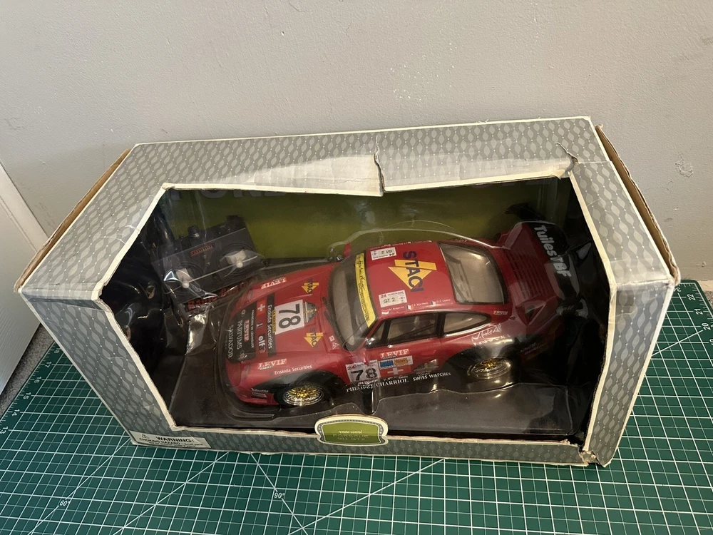 1/12 Porsche 911 Gt2 Race Car in Silver Remote Control RTR