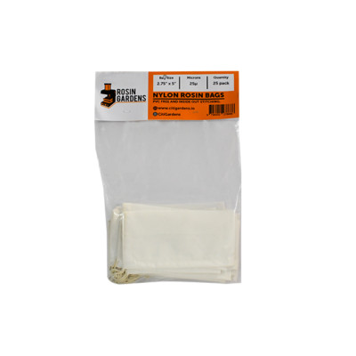 25 Micron Nylon Bags (25 pk)  2.75'' x 5''