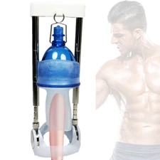 Male Penis Stretcher Enlargement System Men Growth Enlarger Extender Vacuum Cup