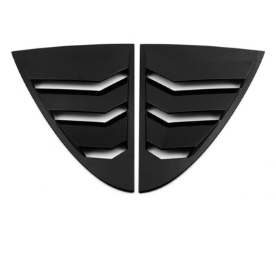 >Fit For Benz A-Class Sedan W177 2019-2022 Black Side Window Louver Shutter Trim