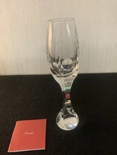 3 Champagne Flutes Model Neptune Crystal Baccarat H: 23 Cm (Price Per Piece)
