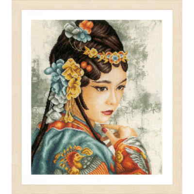 Lanarte Kreuzstich Stickpackung ''Classic Phoenix-Gedanken'', Zählmuster, 40x49cm
