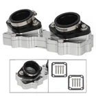 FOR Yamaha Banshee 350 YFZ350 ATV Billet Intake Manifolds Boots 33 34 35mm Carbs