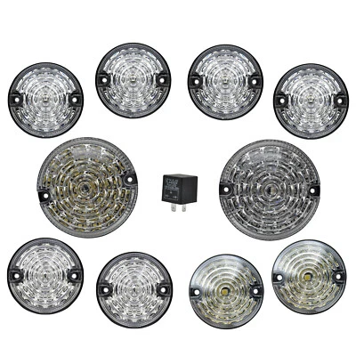 10X Komplett Set  Lampe Licht Blinker Leuchte Für Land Rover Defender 90 110 - Bild 1 von 4