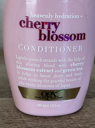3 OGX Heavenly Hydration + Cherry Blossom Conditioner 13 fl oz - Picture 4 of 4