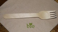 Besteck aus Holz  - Gabel - 160mm - BIO - Kompostierbar 100 -2000 St