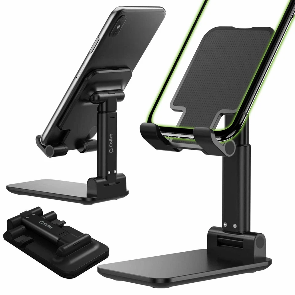 Adjustable Desktop Smartphone and Tablet Holder Stand Foldable Heavy Duty Mount. - Image 2 of 4