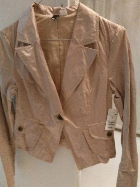 Veste courte rose poudré 2025
