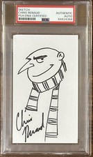 Felonious Gru Despicable Me Original Drawing Signed Chris Renaud PSA DNA Sketch