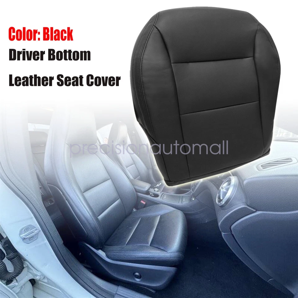 Driver Bottom Replacement Black Seat Cover For 2014 2015 Mercedes Benz GLA250 - Imagem 3 de 4