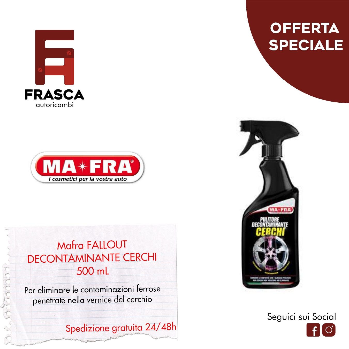 Decontaminante Carrozzeria Mafra Fallout - Proteggi la Tua Passione