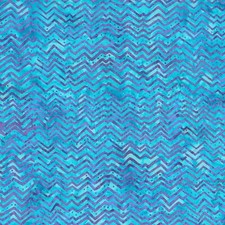 Laurel Burch BATIK Menagerie CHEVRON AQUA Purple Y2494-33 Fabric 1/4 YD