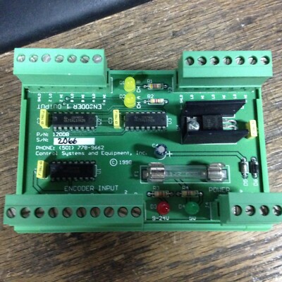 # 1200B Control Systems and Equipment Encoder Board - 60 Day Warranty