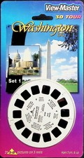 WASHINGTON D.C. SET 1 3d View-Master 3 Reel Packet SEALED