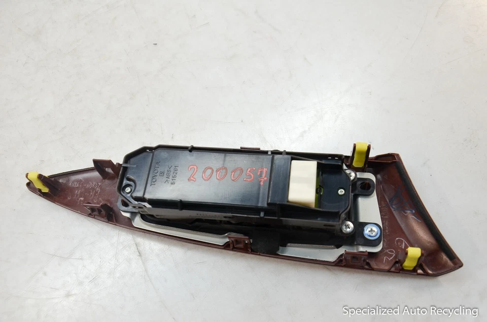 2011 TOYOTA AVALON LEFT DRIVER SIDE MASTER DOOR LOCK WINDOW SWITCH OEM Foto 4 de 4