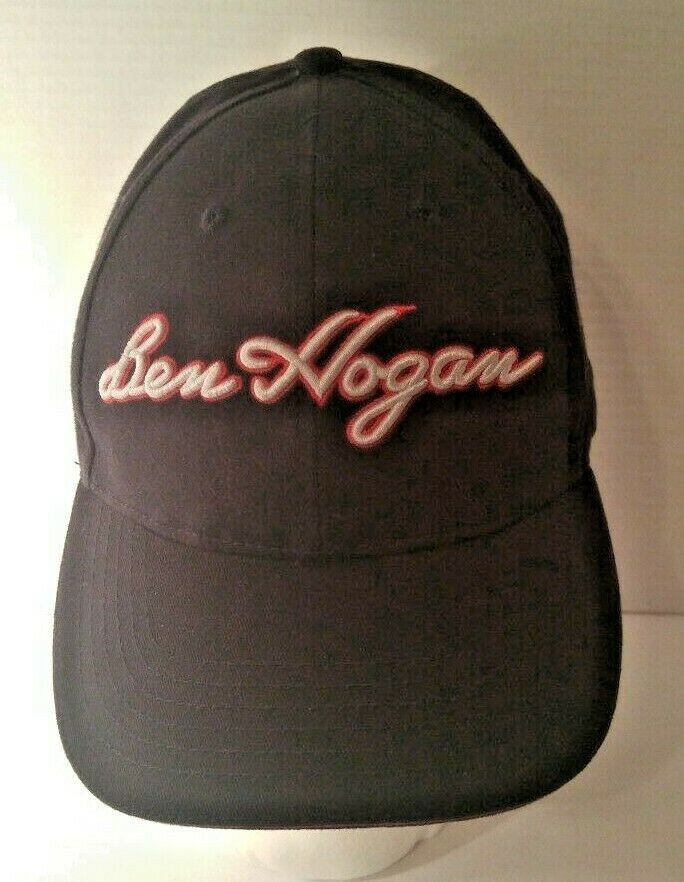 Ben Hogan Cap Hat Black Adjustable StrapBack 100% Cotton UK