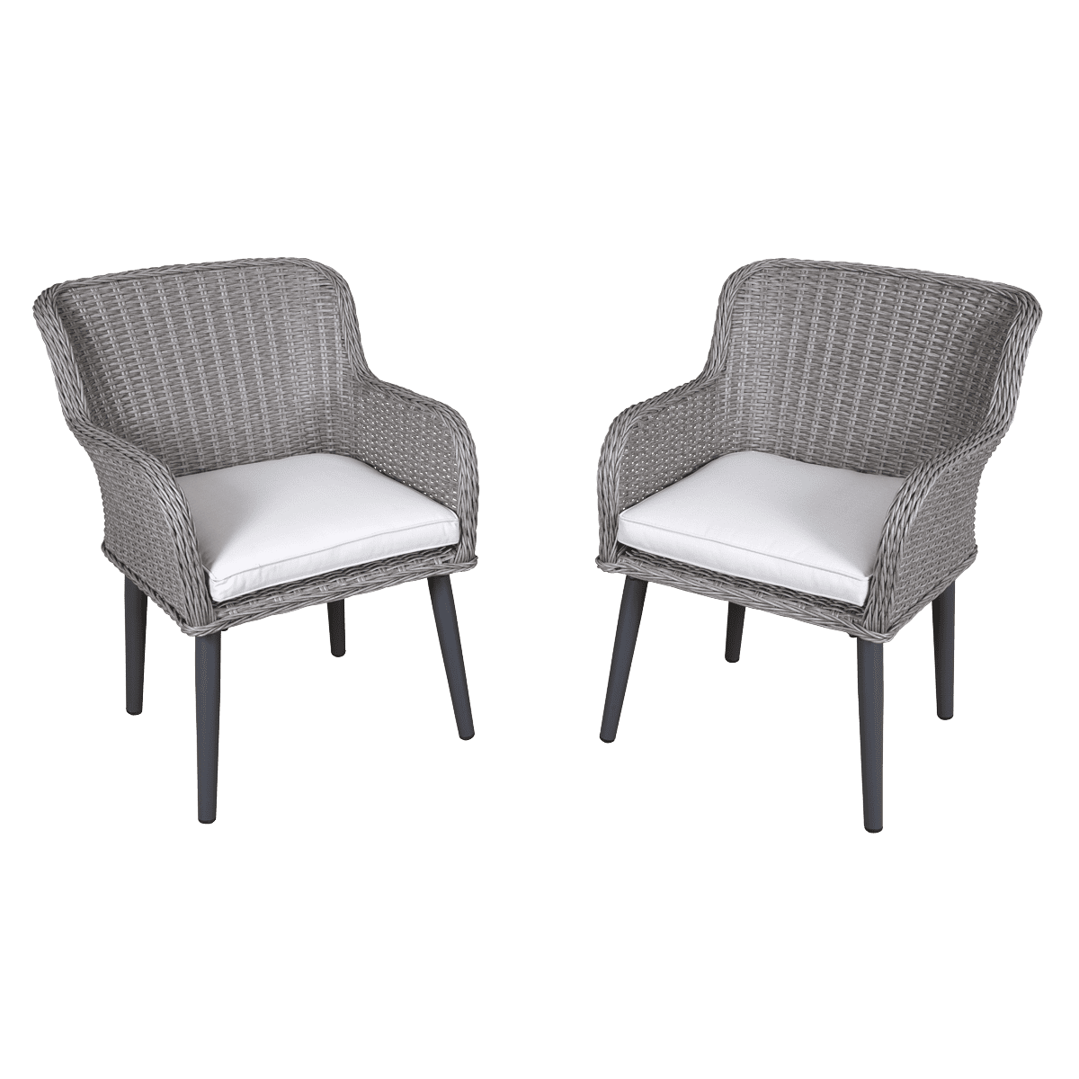 Sealey DG76 Dellonda Buxton Rattan Wicker Outdoor Chairs Set 2pc