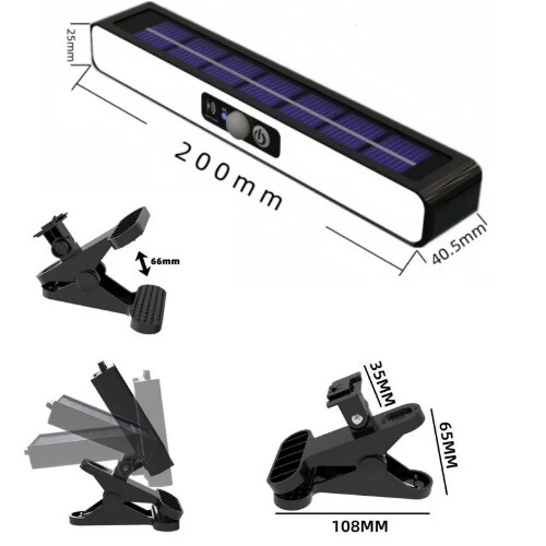 Luces solares de jardín para exteriores impermeables lámpara LED de conducción humana para paisaje - Imagen 6 de 20