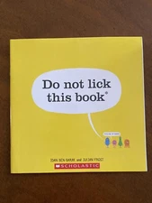 Do Not Lick This Book Paperback Brand New
