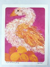 The Goose That Laid the Golden Egg print by Linda Powell signed 11" X 14.5"