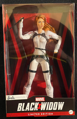 2020 Barbie Platinum Signature Series 12'' Marvel's Black Widow Doll SEALED MIB
