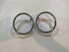 1965 Chevrolet Impala Tail Light Lamp Back Up Light Bezel Chrome Pair 1965 Chevrolet Impala Tail Light Lamp Back Up Light Bezel Chrome Pair