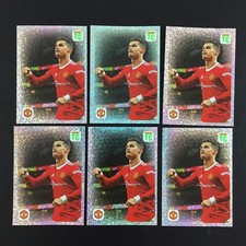 Cristiano Ronaldo Lot 6 Sticker Panini Top Class 2022 22 #93 Manchester United