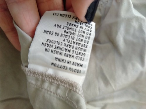 Marcs Beige Cotton Flare Midi Skirt Size 10 - Picture 5 of 7