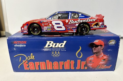 2000 NASCAR Dale Earnhardt Jr 8 Bud Olympic Team Maßstab 1:24 Action Diecast - Bild 1 von 15