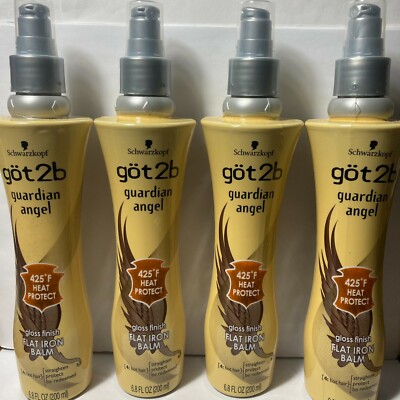 got2b Guardian Angel Gloss Finish Flat Iron Balm 4 Bottles DISCONTINUED 