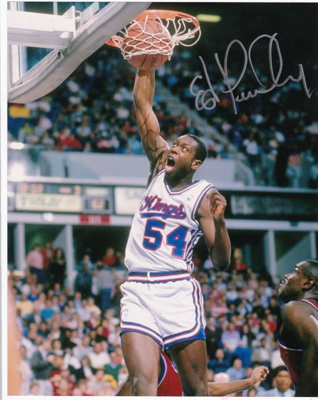 ED PINCKNEY SACRAMENTO KINGS ACTION SIGNED 8x10 